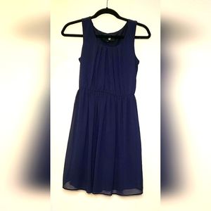 Navy Blue Sleeveless Dress